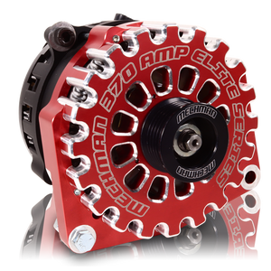 370 amp Elite series alternator for 88-95 GM Truck (Red)