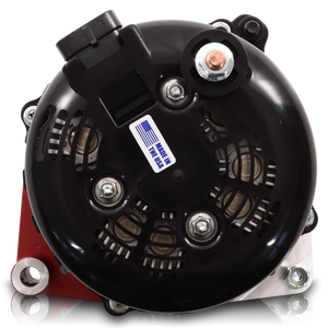 370 amp Elite series alternator for 88-95 GM Truck (Red)