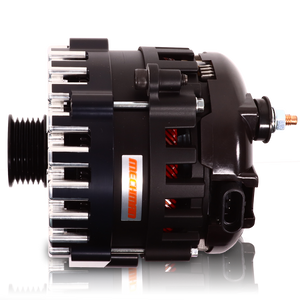 400 amp Elite series alternator for 88-95 GM Truck - Black