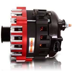 400 amp Elite series alternator for 88-95 GM Truck (Red)