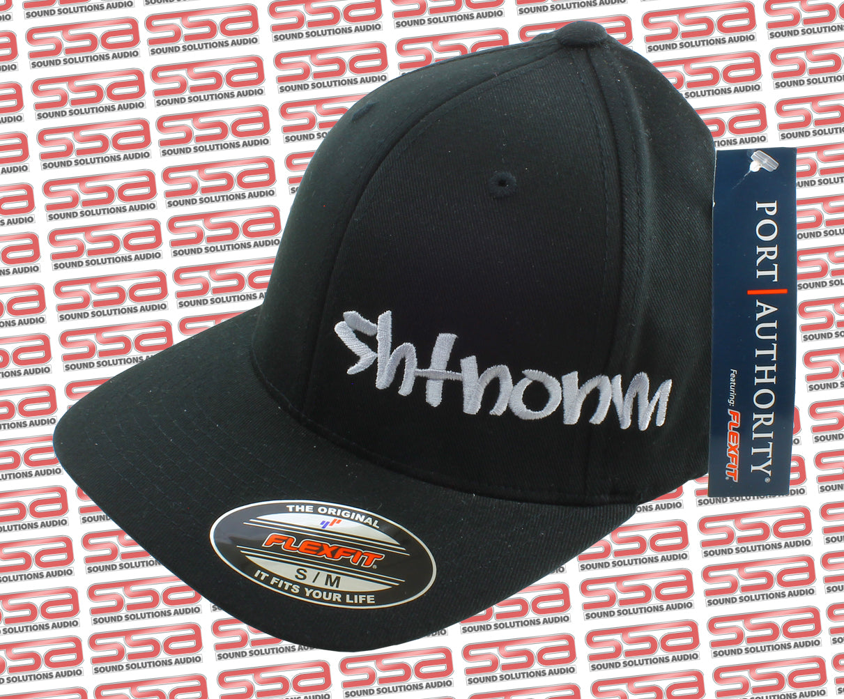 SHTNONM Black / White Flexfit Hat