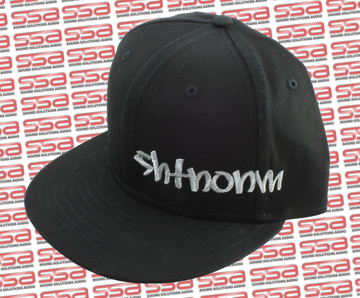 SHTNONM Black / White Snap Back Hat