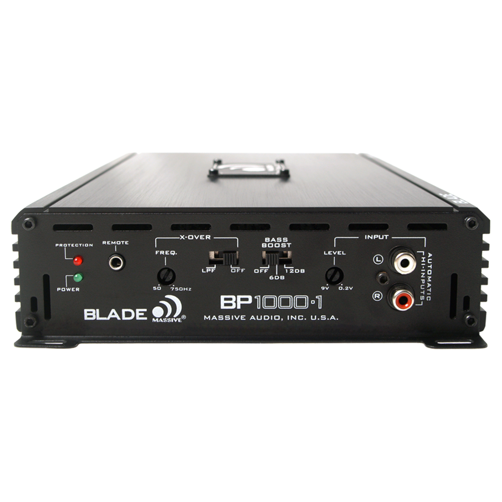 BP1000.1 - 455 WATTS RMS @ 2 OHM FULL RANGE MONO AMPLIFIER by Massive Audio®