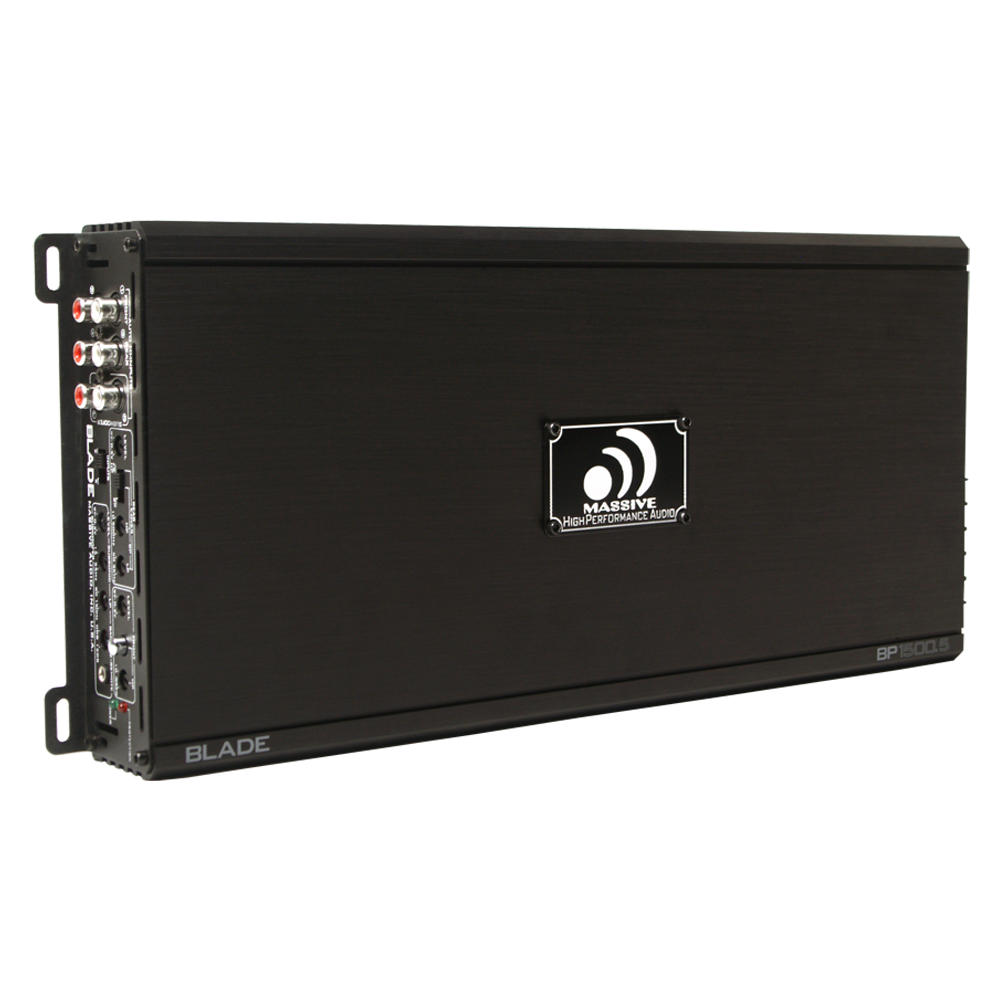 BP1500.5 V2 - 80 WATTS RMS X 4 + 500 WATTS @ 2 OHM FULL RANGE BLUETOOTH 5-CH AMPLIFIER by Massive Audio®