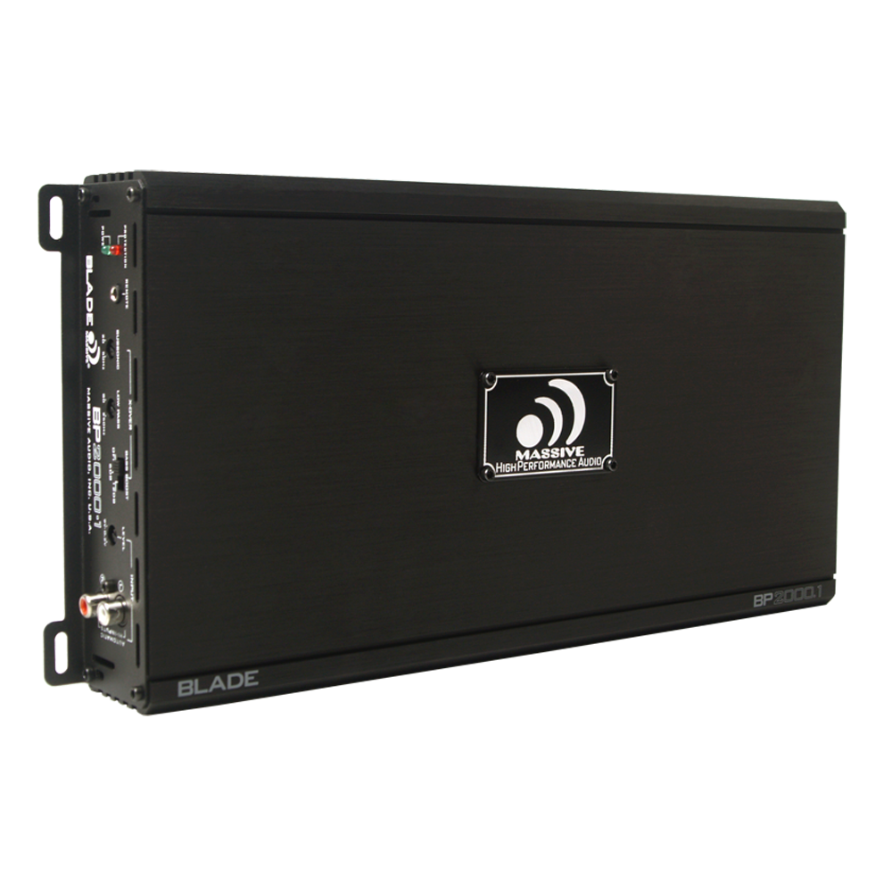 BP2000.1 - 1000 WATTS RMS X 1 @ 1 OHM DIGITAL MONO AMPLIFIER by Massive Audio®