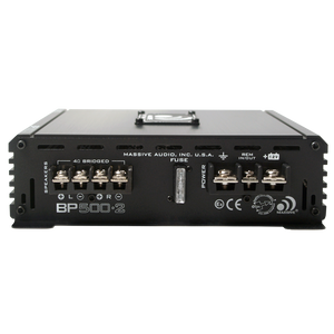 BP500.2 - 80 WATTS RMS X 2 @ 4 OHM 2 CHANNEL AMPLIFIER by Massive Audio®