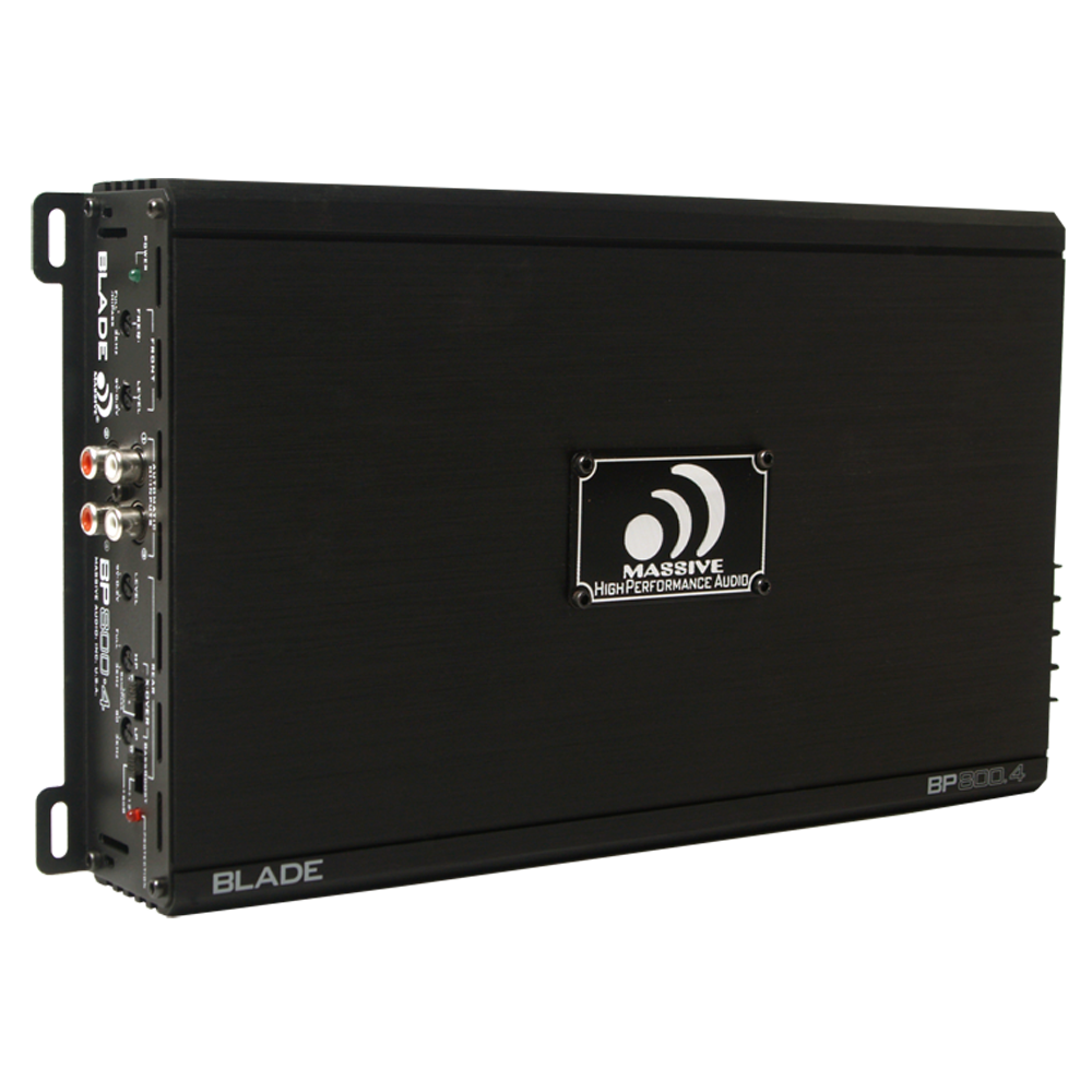 BP800.4 - 60 WATTS RMS X 4 @ 4 OHM 4 CHANNEL AMPLIFIER by Massive Audio®