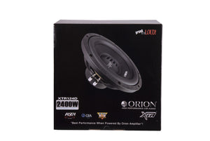 ORION XTR XTR12, SUBWOOFER 12” 600 WATTS DUAL VC XTR122D | XTR124D