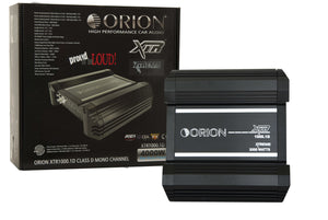 ORION XTR1000.1D XTR Series 1000W RMS 1-Channel Class-D Amplifier