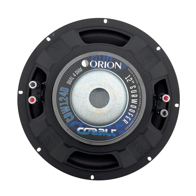 Orion CBW124D - 12 Inch Subwoofer 400 Watts RMS 4-Ohm DVC