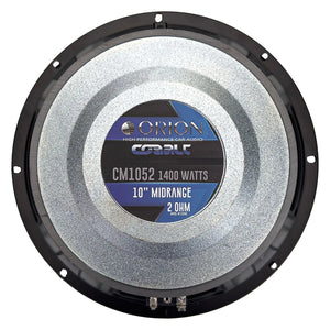 Orion CM1052 - 10 Inch 2 Ohm Midrange Speaker 350 Watts RMS