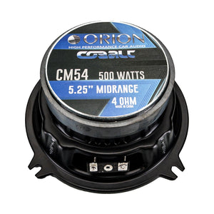 Orion CM54 - 5.25 Inch 4 Ohm Midrange Speaker 125 Watts RMS