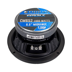 Orion CM652 - 6.5 Inch 2 Ohm Midrange Speaker 250 Watts RMS