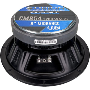 Orion CM854 - 8 Inch 4 Ohm Midrange Speaker 300 Watts RMS