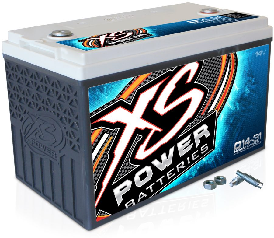 XS Power D14-31 14V BCI Group 31 AGM Battery, Max Amaps 5,000A  CA: 1,100A  Ah: 86