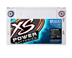 XS Power D1400 14v AGM Battery, Max Amps 2400A