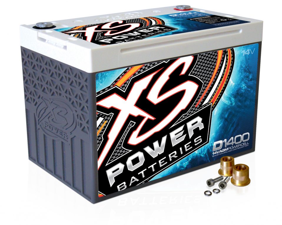 XS Power D1400 14v AGM Battery, Max Amps 2400A