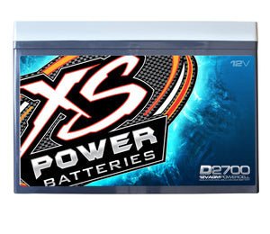 XS Power D2700 12V AGM Battery, Max Amps 4300A - 4500W