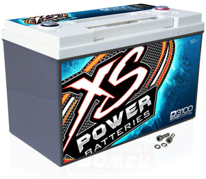 XS Power D3100 12V AGM Battery, Max Amps 5000A - 5000W+