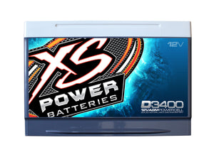 XS Power D3400 12V AGM Battery, Max Amps 3300A - 4000W