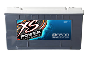 XS Power D6500 12V AGM Battery, Max Amps 3900A - 4000W