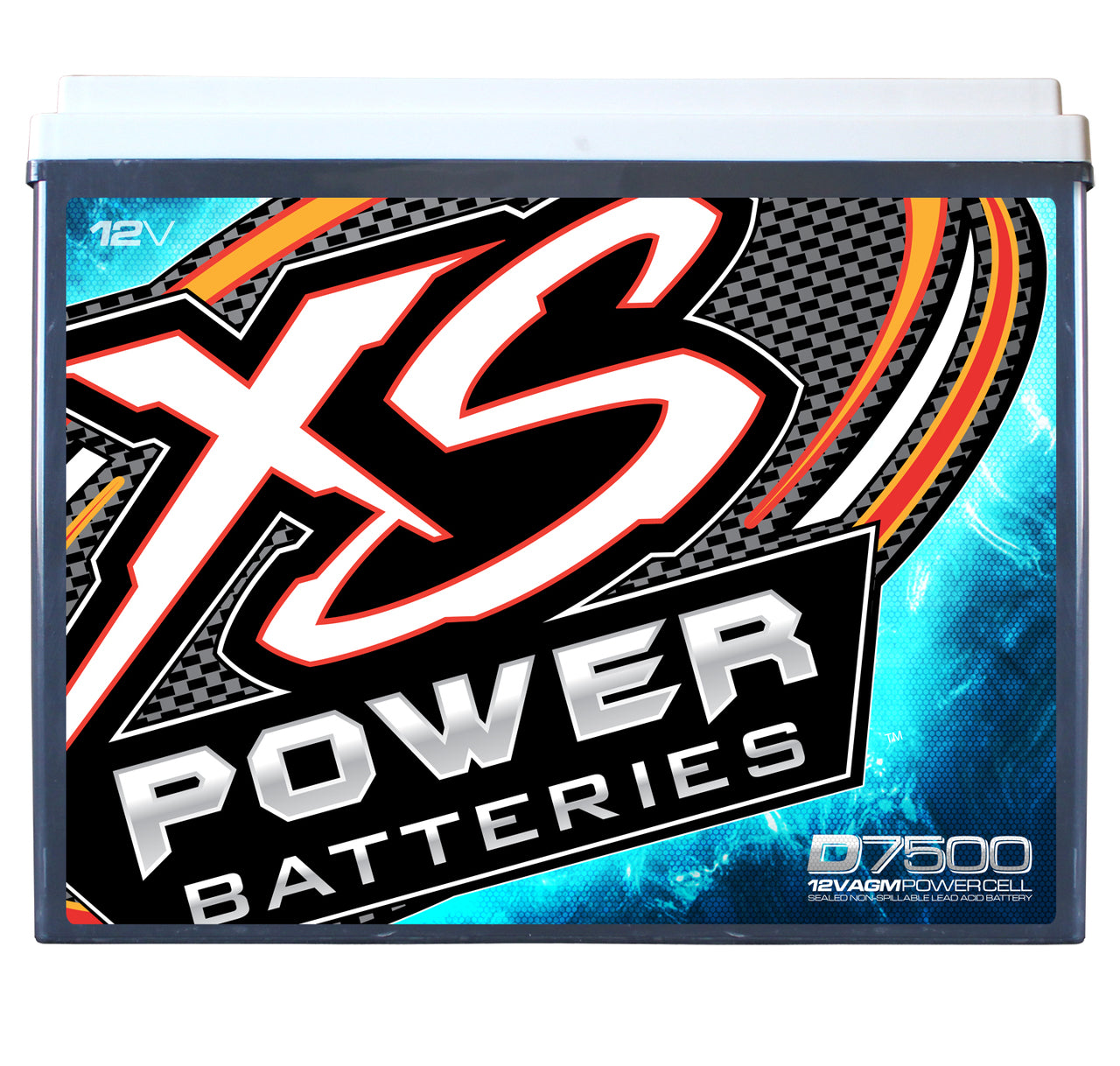 XS Power D7500 12V AGM Battery, Max Amps 6000A - 7500W+