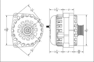 E Series 250 Amp Machined Billet GM Truck / SUV / Car