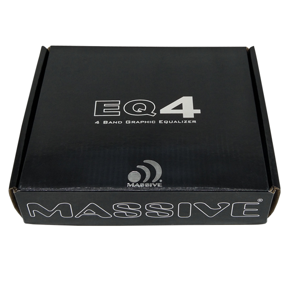 EQ4 - 4 BAND CAR AUDIO GRAPHIC EQUALIZER by Massive Audio®