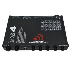 EQ4 - 4 BAND CAR AUDIO GRAPHIC EQUALIZER by Massive Audio®