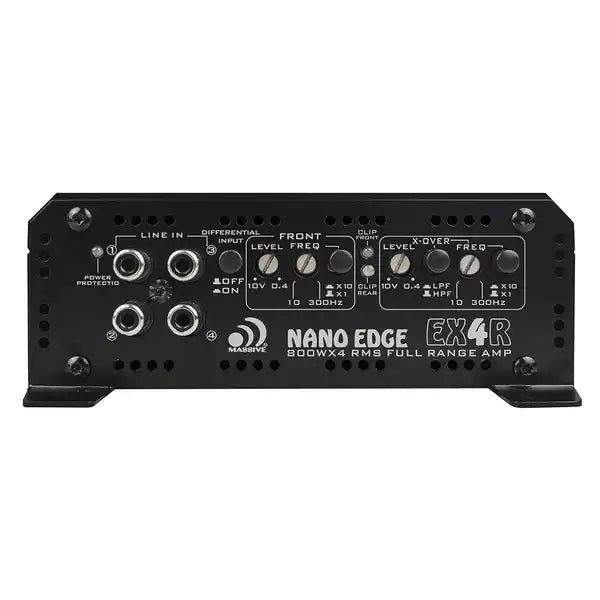 EX4R - 800w RMS 4 Channel Mega Amplifier by Massive Audio®