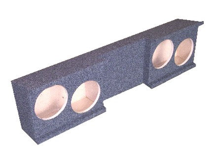 Four 8 inch Sub Box 1999-2006 GM SIERRA EXTENDED CAB