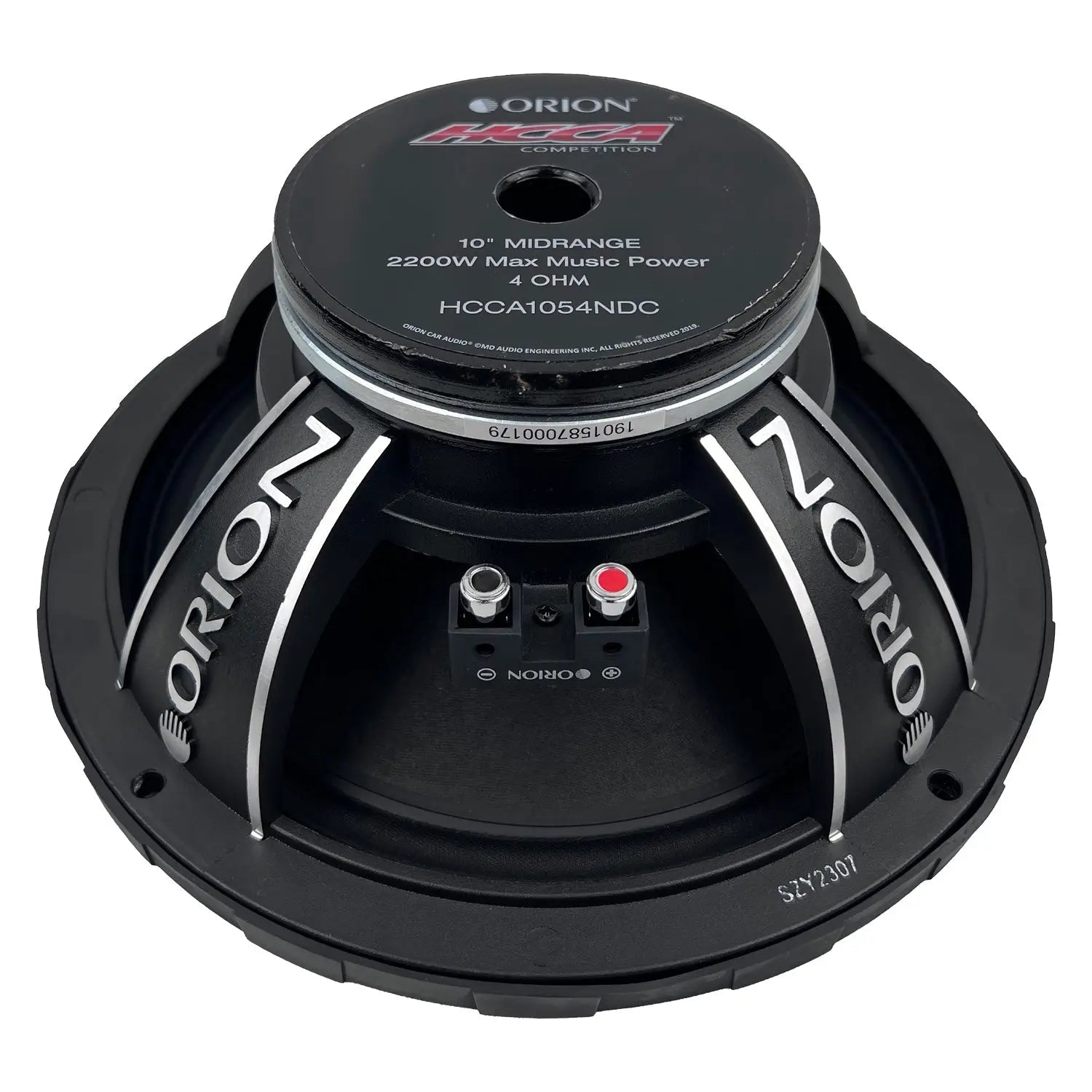 Orion HCCA1054NDC - 10 inch 4 Ohm Dust Cap Midrange Speaker 550 Watts RMS