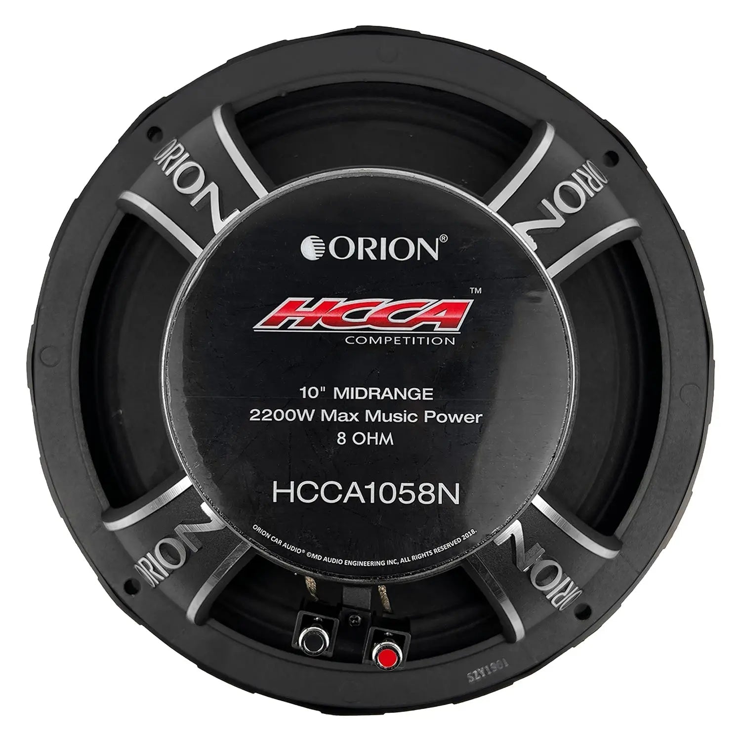 Orion HCCA1058N - 10 inch 8 Ohm Neodymium Midrange Speaker 550 Watts RMS