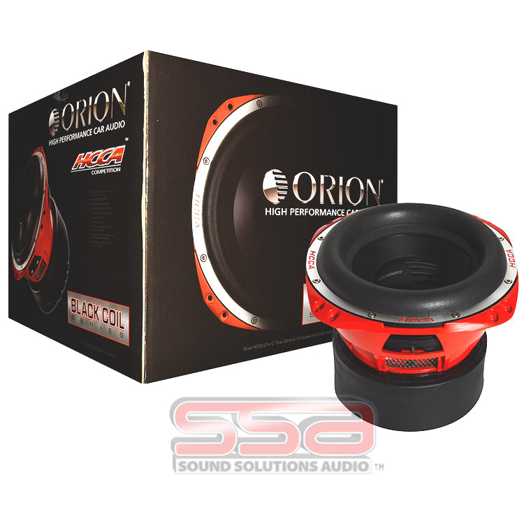 ORION HCCA HCCA12, SUBWOOFER 12” 2500 WATTS RMS DUAL VC HCCA122 | HCCA124