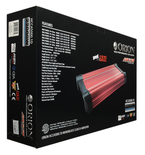 ORION HCCA5000.1DSPLX HCCA Series 5000W RMS 1-Channel Class-D Amplifier