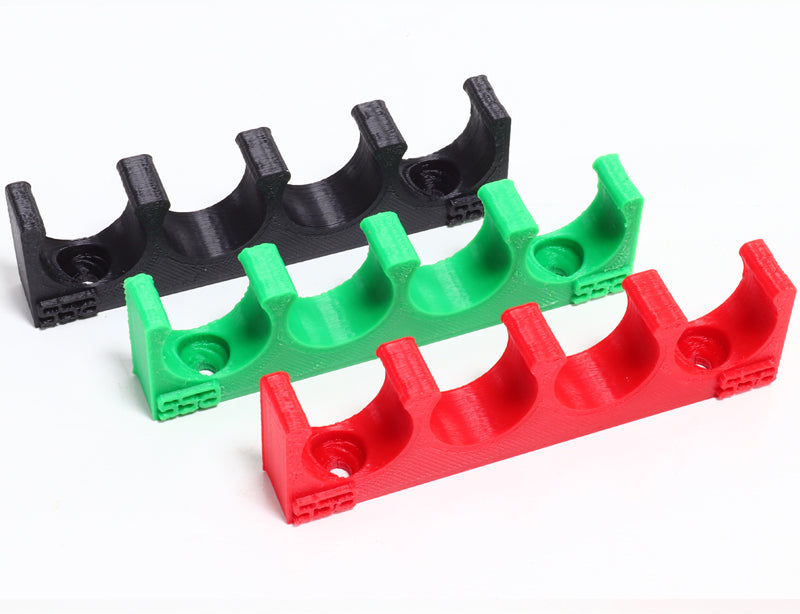 Quad 1/0AWG Cable Management 3D Printed Clips (4 Pack)