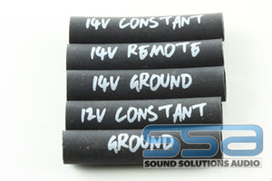 Remote 14/12 Gauge Heat Shrink (Pack of 25) - Sky High Car Audio