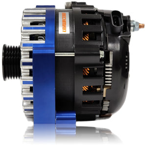 400 amp Elite series alternator for 88-95 GM Truck (Dark Blue)