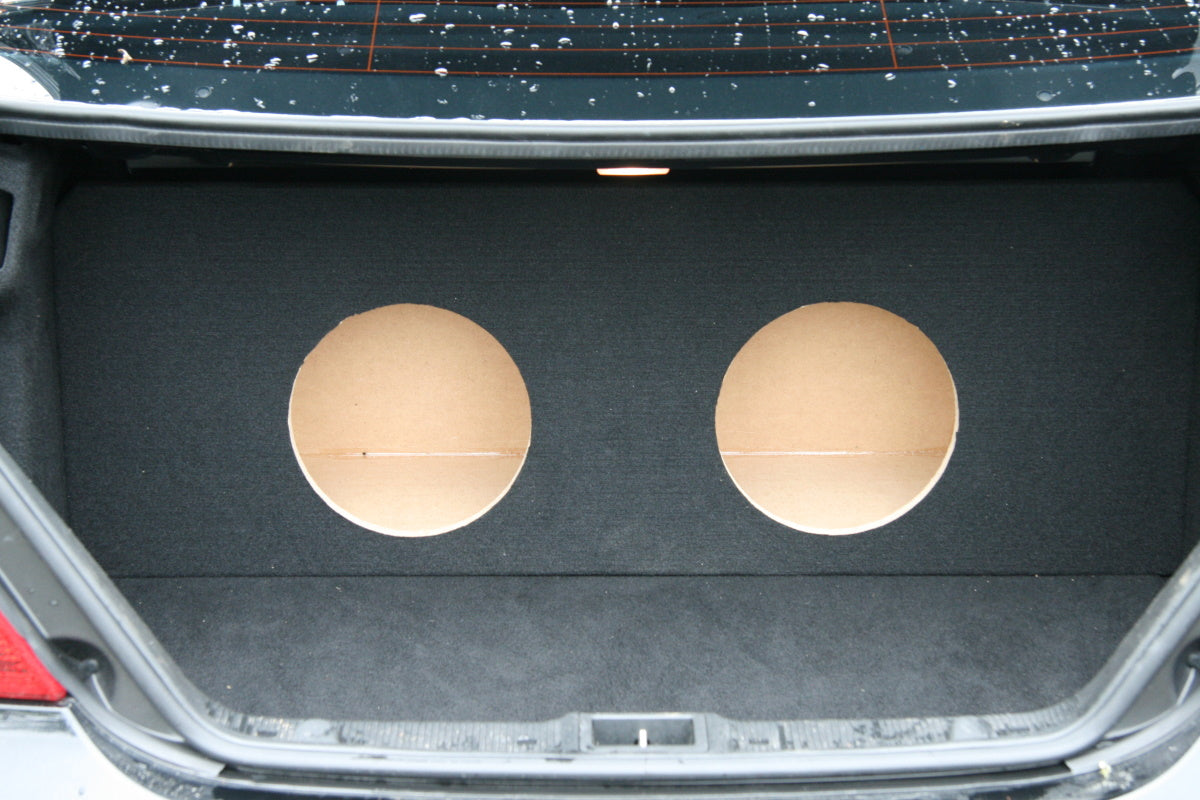 2001-2007 MERCEDES BENZ C230 DUAL SUB BOX