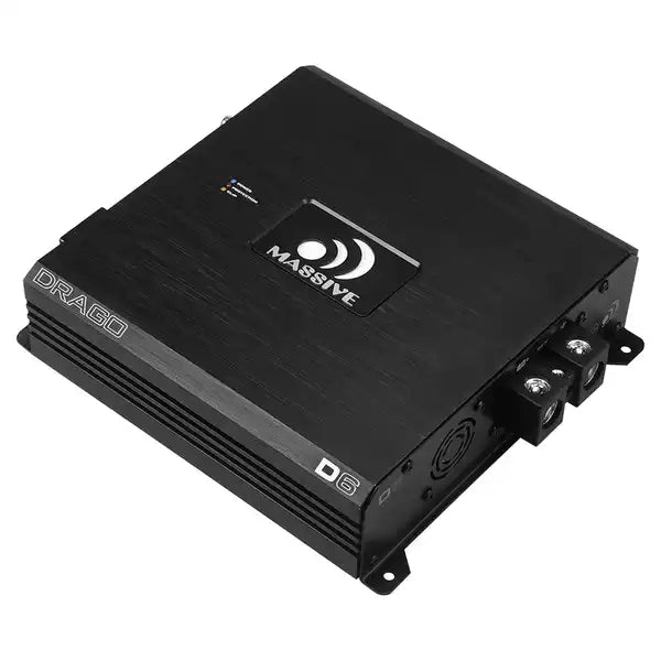 Massive Audio D6 - 3,000 Watts RMS Mono Block Amplifier (Micro Mega Full Range)