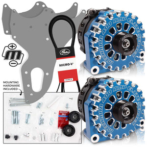 Mechman 800 Amp Blue Dual Alternator Kit for 1999 - 2004 GM Trucks