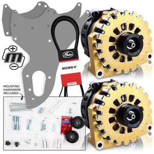 Mechman 800 Amp Gold Dual Alternator Kit for 1999 - 2004 GM Trucks