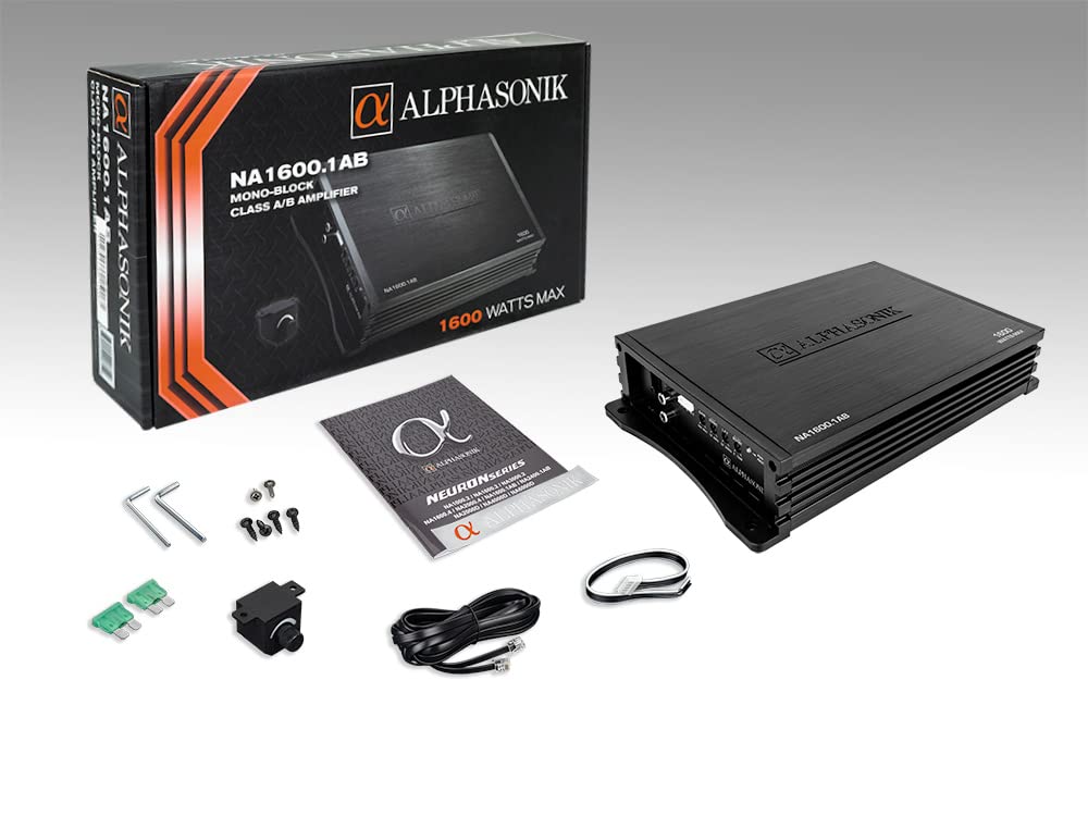 Alphasonik NA1600.1AB Monoblock Class A/B Amplifier