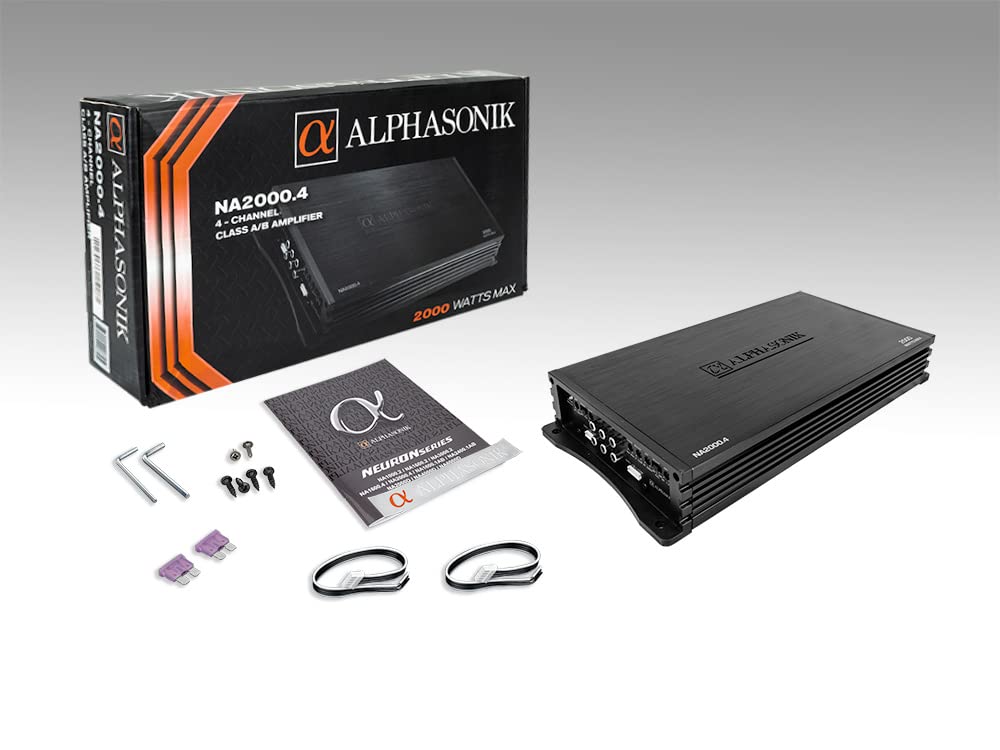 Alphasonik NA2000.4 4-Channel Class A/B Amplifier