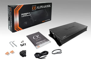 Alphasonik NA3000.2 2-Channel Class A/B Amplifier