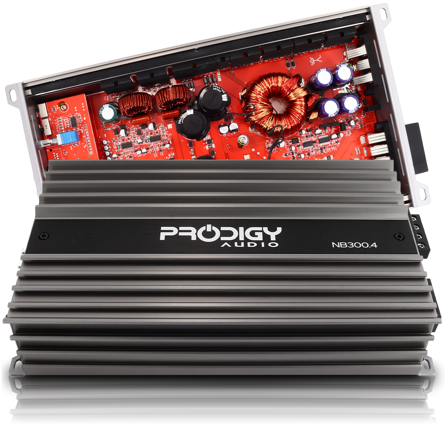 NB300.4 1200 Watt 4 Channel Amplifier by Prodigy Audio™