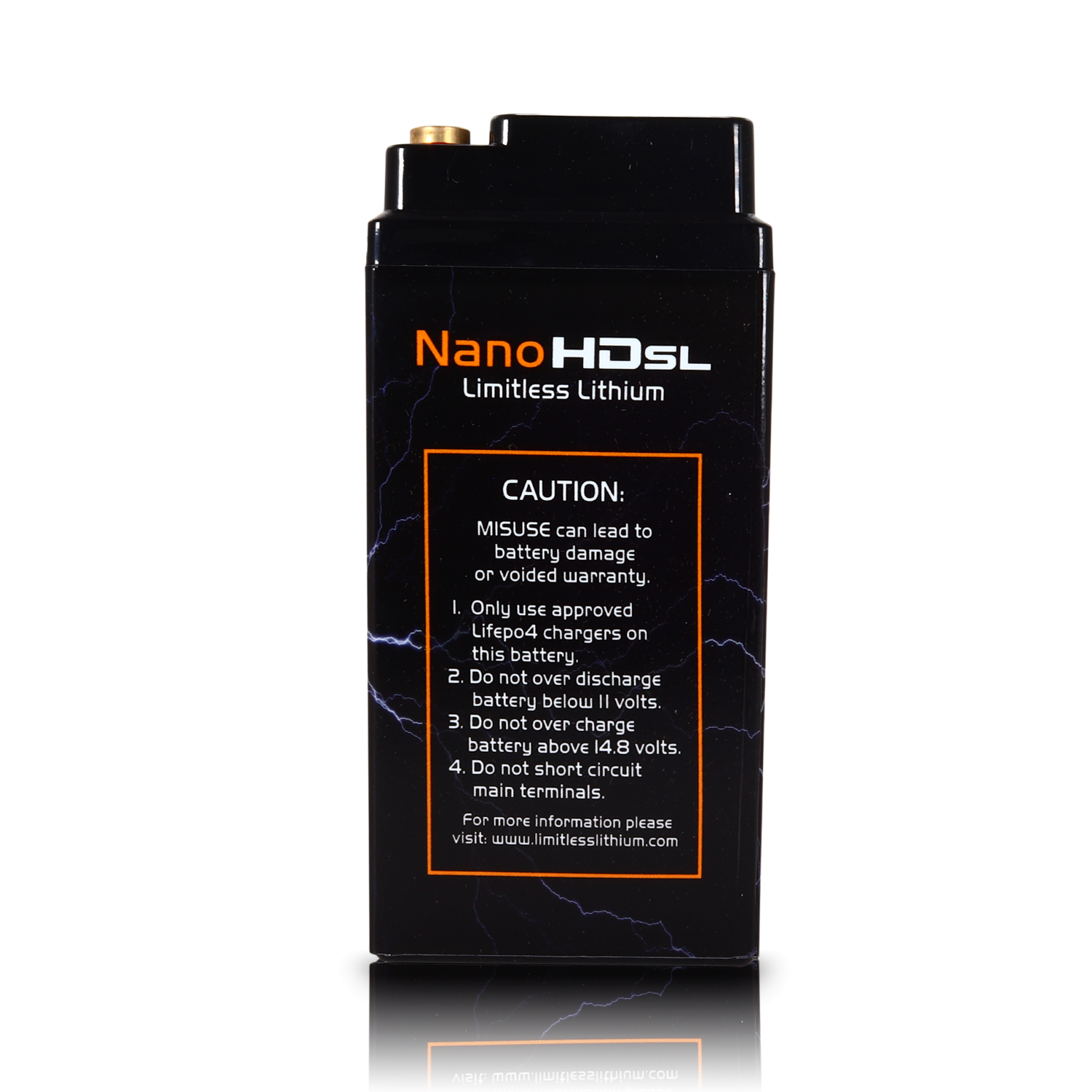 Nano -HD SL 12AH Motorcycle / Power sports Battery (BCI 20 Case)