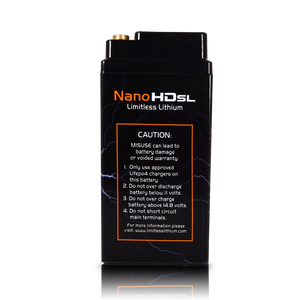 Nano -HD SL 12AH Motorcycle / Power sports Battery (BCI 20 Case)