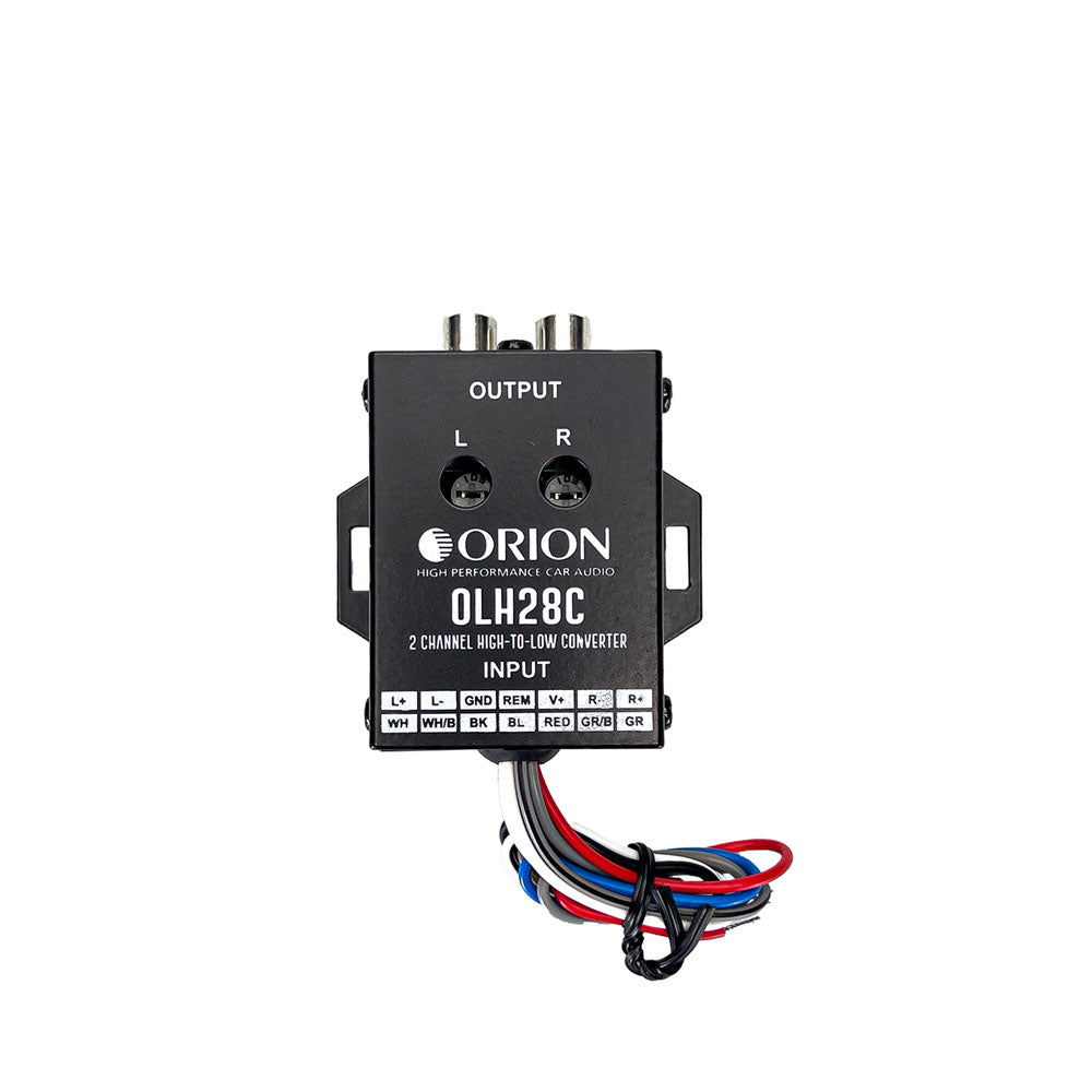 Orion OLH28C - 2 Channel High to Low Built-In 12V Remote Level Converter