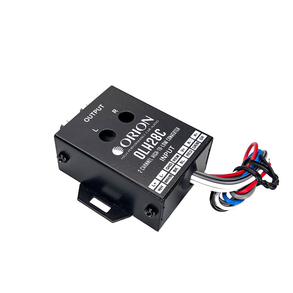 Orion OLH28C - 2 Channel High to Low Built-In 12V Remote Level Converter